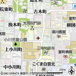 京都府京都市上京区西大路町77-1周辺の地図