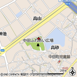 中田区民会館周辺の地図