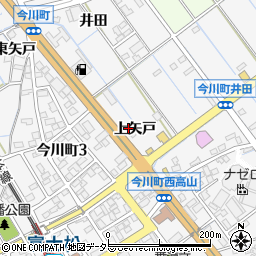 愛知県刈谷市今川町（上矢戸）周辺の地図