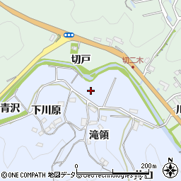 愛知県豊田市下山田代町（内沼）周辺の地図