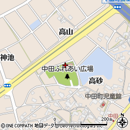 中田区民会館周辺の地図