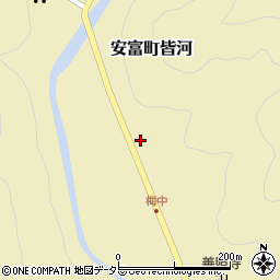 兵庫県姫路市安富町皆河1013周辺の地図