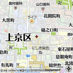 京都府京都市上京区硯屋町284周辺の地図