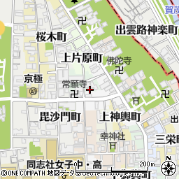 京都府京都市上京区毘沙門横町365周辺の地図