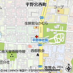 和食さと平野神社店周辺の地図