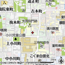京都府京都市上京区西大路町75周辺の地図