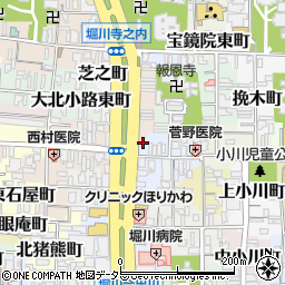 京都府京都市上京区竹屋町601周辺の地図