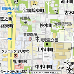 京都府京都市上京区御三軒町37-2周辺の地図