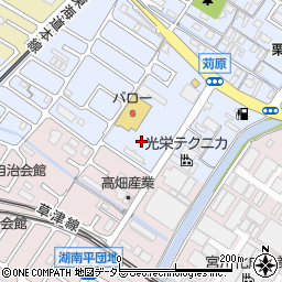 有限会社クリーンハウス　栗東店周辺の地図