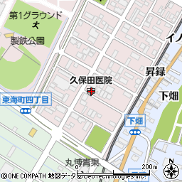 久保田医院周辺の地図