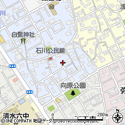 静岡県静岡市清水区石川本町9周辺の地図