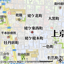 京都府京都市上京区姥ケ東西町629-2周辺の地図
