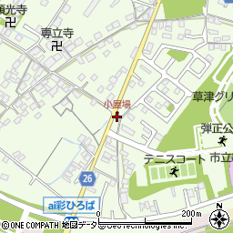 滋賀県草津市下笠町686-4周辺の地図