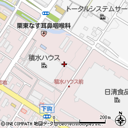 滋賀県栗東市下鈎659周辺の地図