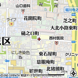 京都府京都市上京区阿弥陀寺町周辺の地図