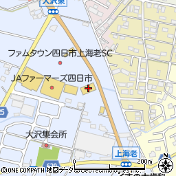 ダイソーファムタウン四日市上海老店周辺の地図