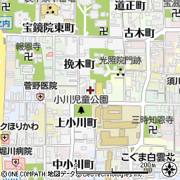 京都府京都市上京区西大路町58周辺の地図