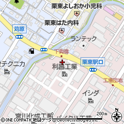滋賀県栗東市下鈎1144-1周辺の地図