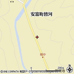 兵庫県姫路市安富町皆河1000周辺の地図