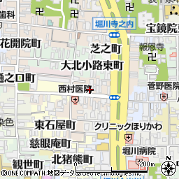 京都府京都市上京区芝薬師町630周辺の地図