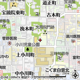 京都府京都市上京区西大路町74周辺の地図