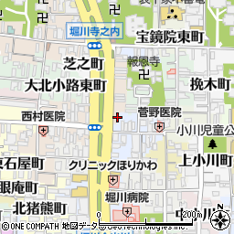 京都府京都市上京区竹屋町598-1周辺の地図