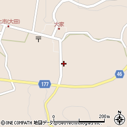 島根県大田市大代町大家1675周辺の地図