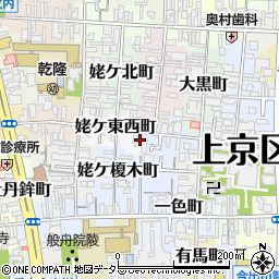 京都府京都市上京区姥ケ東西町641周辺の地図