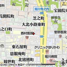 京都府京都市上京区芝薬師町628周辺の地図