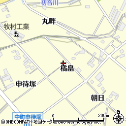愛知県豊田市中町周辺の地図