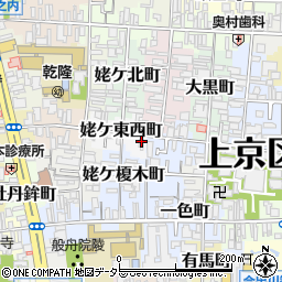 京都府京都市上京区姥ケ東西町641-1周辺の地図
