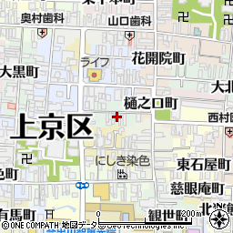 京都府京都市上京区硯屋町280周辺の地図