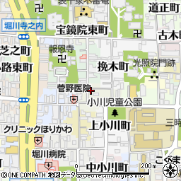 京都府京都市上京区御三軒町37周辺の地図