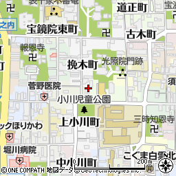 京都府京都市上京区御三軒町57周辺の地図
