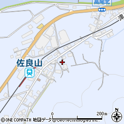 岡山県津山市高尾181周辺の地図