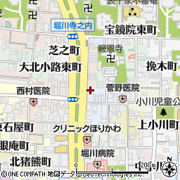 京都府京都市上京区竹屋町598周辺の地図