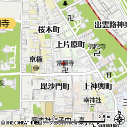 京都府京都市上京区毘沙門横町374周辺の地図