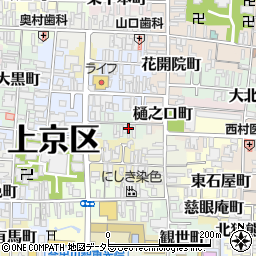 京都府京都市上京区硯屋町278周辺の地図