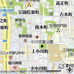 京都府京都市上京区御三軒町49周辺の地図