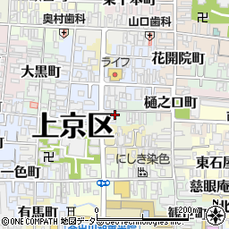 京都府京都市上京区硯屋町297周辺の地図