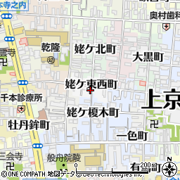 京都府京都市上京区姥ケ東西町631周辺の地図