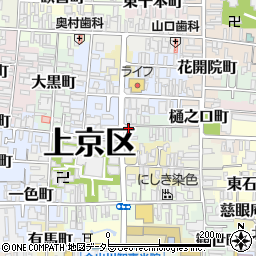 京都府京都市上京区伊佐町204周辺の地図