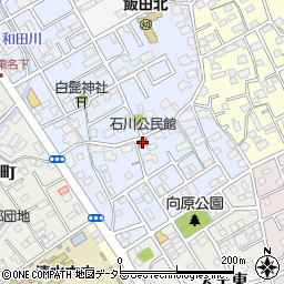 石川公民館周辺の地図