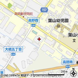滋賀県栗東市高野223周辺の地図