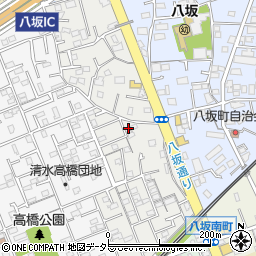 静岡県静岡市清水区八坂西町11-2周辺の地図