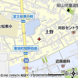 愛知県刈谷市東境町上野36-2周辺の地図