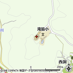 豊田市立滝脇小学校周辺の地図