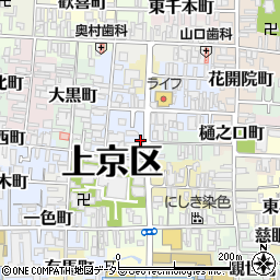 京都府京都市上京区伊佐町203周辺の地図