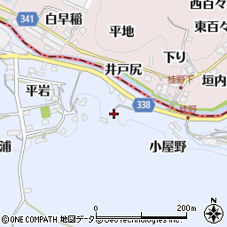 愛知県岡崎市宮石町小屋野周辺の地図