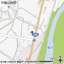 岡山県真庭市上市瀬183周辺の地図